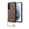 Púzdro Guess 4G Charms Samsung Galaxy S23 hnedé