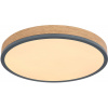 Globo Lighting Doro stropné svietidlo 1x24 W biela-drevená-grafitová 416080WD2R