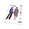 Strih Burda 5879 - Košeľové šaty, košele