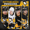 JF Turner Kalendář Pittsburgh Penguins NHL 2025 Wall Calendar