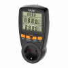 Jednotarifný elektromer s LCD displejom EM-4(GS)/B, energetická kalkulačka, vstavaná batér