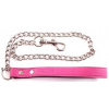 ROUGE Leather Leash Pink