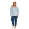 Doctornap Dámske pyžamo 5282 blue plus 3 XL
