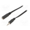 Kabel Jack 3,5mm 3pin zásuvka,Jack 3,5mm 3pin vidlice 2m