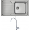 Teka CLASSIC 1B 1D X MC nerezová oceľ + Teka SP 995 CR chróm