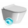 SAPHO KUBE X 50cm WC závesné SWIRLFLUSH, biele, 941611