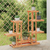 zahrada-XL Stojan na kvetiny 95x25x96 cm masívna jedľa 362862