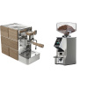 Stone Espresso Mine Premium Wood + Eureka Mignon Specialita Smart, CR chrome