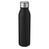 Športová fľaša z nerezovej ocele (700 ml) s kovovým pútkom , Mid Blue Farba: solid black
