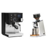 Rancilio Silvia BC PID, black + Eureka Mignon Zero 65 Speedy, CR white