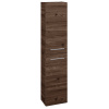 Dreja Vysoká skriňa DOOR SV1D2 35 - D25 Teak / Úchytka T02 / D25 Teak / Pravé