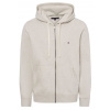 Pánske mikiny Tommy Hilfiger Essential Fleece Zip Through - Sivý (XXL)
