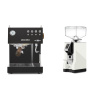 Ascaso Steel UNO PID, Black&Wood + Eureka Mignon Bravo, CR white