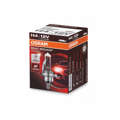 OSRAM H4 NIGHT BREAKER SILVER +100% P43t 12V 68W (64193NBS)