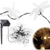 MG Dragonflies solární řetěz 30 LED 6,5 m teplá bílá