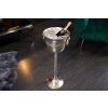 LuxD Dizajnový chladič šampanského Champagne 80 cm strieborný