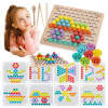 Drevená mozaiková skladačka AIG Bead Holder