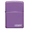 Zippo High Polish Purple Logo 26415 + možnost gravírování