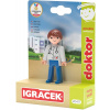 EFKO IGRÁČEK Doktor povolání set figurka kloubová s doplňky