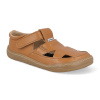 Barefoot dětské sandály Pegres - SBF51 hnědé