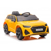 LeanToys Elektrické autíčko Audi RS6 žltá
