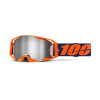 100 Okuliare ARMATIC 100% NEON oranžové, zrkadlové plexi