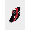 Marvel - Spider-Man - Crew Socks (3Pack) Velikost: 39/42, Barva: Black