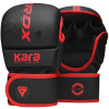RDX grapplingové rukavice F6 Shooter, plus S/M, matné červené