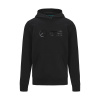 Mercedes AMG Petronas pánska mikina s kapucňou stealth sweatshirt black F1 Team 2022