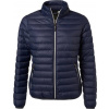 DAIBER JN 1139 / Dámska páperová bunda - navy/silver XL