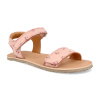 Barefoot dětské sandály Froddo - Flexy Lia Flowers růžové
