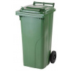J.A.D. popolnica 120l plastová zelená nádoba na odpad