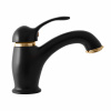 Arttec umývadlová batéria LABE, farba: matná čierna/zlatá, rozmer: 1/2'' L026.5CMATZ