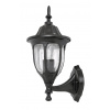 Vonkajšie fasádne svietidlo - Lampa nástenné svietidlo vonku Milano čierna (Vonkajšie fasádne svietidlo - Lampa nástenné svietidlo vonku Milano čierna)