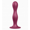 Satisfyer Double Ball-R dildo unisex vaginálne a análne s dvoma guličkami plug
