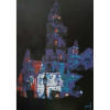 Dóm sv.Alžbety v Košiciach- Ing. Lujza Ferková, originálny, ručne maľovaný obraz L (do veľkosti 95x95cm) Viac farieb