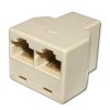 Oem Rozbočovač UTP cat.5e 1 na 2 RJ45 (rozdvojka)