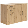 Carryhome KOMODA, dub artisan, 120/83/52 cm - Predsieňové programy - 002427022129