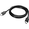 Lenovo HDMI prepojovací kábel Zástrčka HDMI-A, Zástrčka HDMI-A 2.00 m čierna 0B47070 4K UHD HDMI kábel; 0B47070