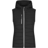 James & Nicholson Vesta JN 1327, strečová, fleecová, dámská COT02132780800-black/black XS Černá/černá