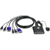 ATEN CS22U-AT 2 porty prepínač KVM VGA USB 2048 x 1536 Pixel; CS22U-AT