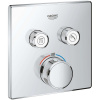GROHE Grohtherm SmartControl termostatická batéria pod omietku, pre 2 výstupy, chróm, 29124000