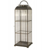 Chic Antique Mosadzná antik kovová lampáš s mžižkou Dione - 24*24*80 cm - Chic Antique