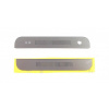 HTC One mini M4 spodná + vrchná dekoratívna krytka Silver