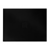 BESCO NOX ULTRASLIM BLACK 100 x 80cm sprchová vanička obdĺžniková, liaty mramor, čierna, BMN100-80-CC