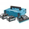 MAKITA BL4040 191J97-1 Akumulátor Li-Ion (XGT) 40V-max / 4.0Ah s indikátorom nabitia (v balení: 2ks akumulátor+1ks nabíjačka+1ks kufor), BL4040 - MAKITA 191J97-1