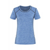Tričko STEDMAN Recycled Sports-T Reflect, Blue Heather modrá, XL