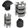 QUAD LOCK dištančné vložky FORK STEM MOUNT SPACER silver/black