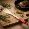 TESCOMA Presto Wood 28,5 cm červený - drevený vidlička na mäso