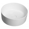 Sapho Thin - Umývadlo na dosku, priemer 38 cm, bez prepadu, matná biela WN548
